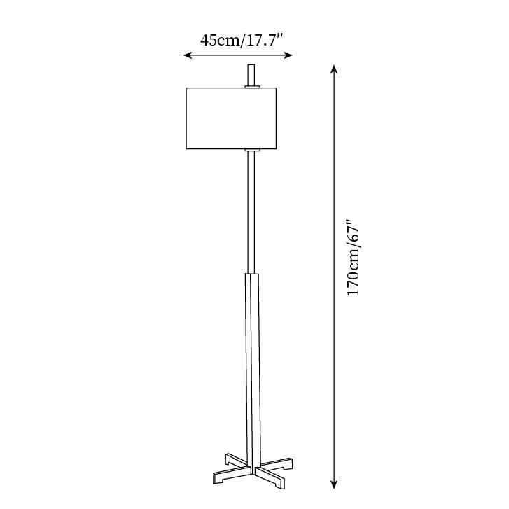 Renoette-gulvlampe