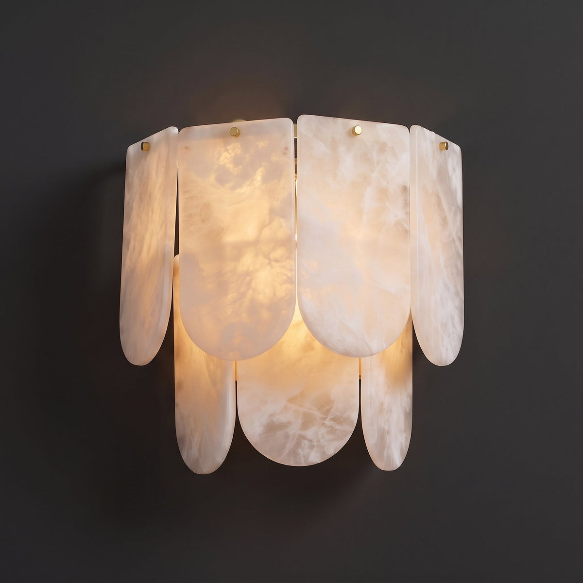 Ormondcombe Alabaster Tile -seinävalaisin