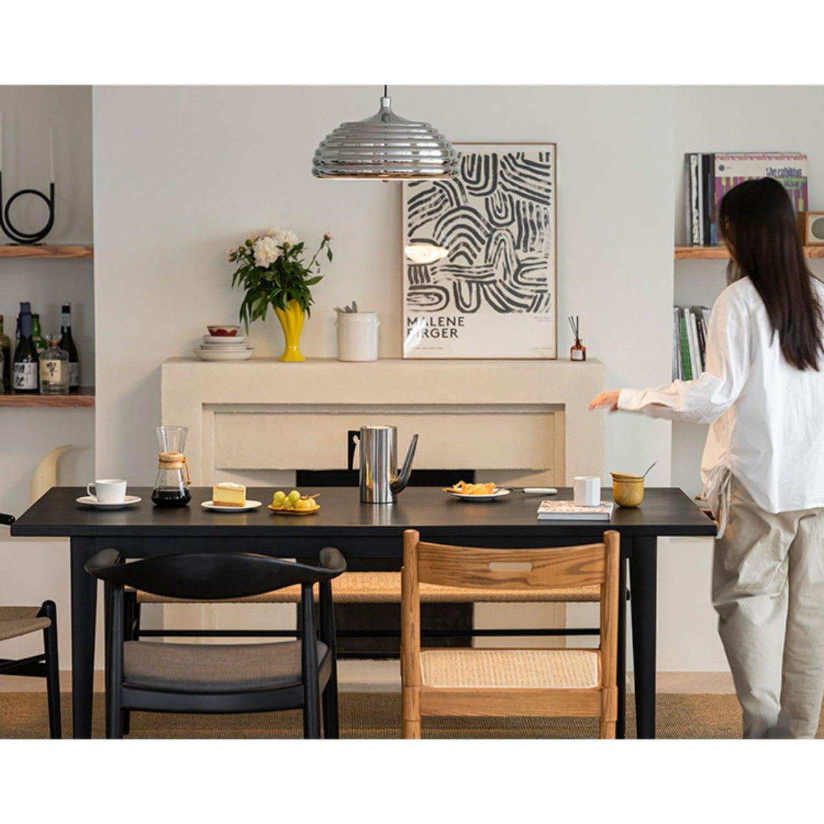 Candeeiro suspenso industrial moderno Ripple