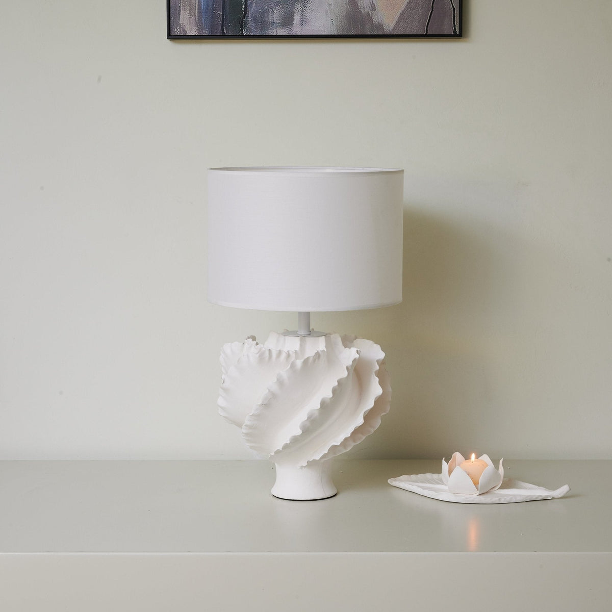 Keith modern bordslampa i keramik