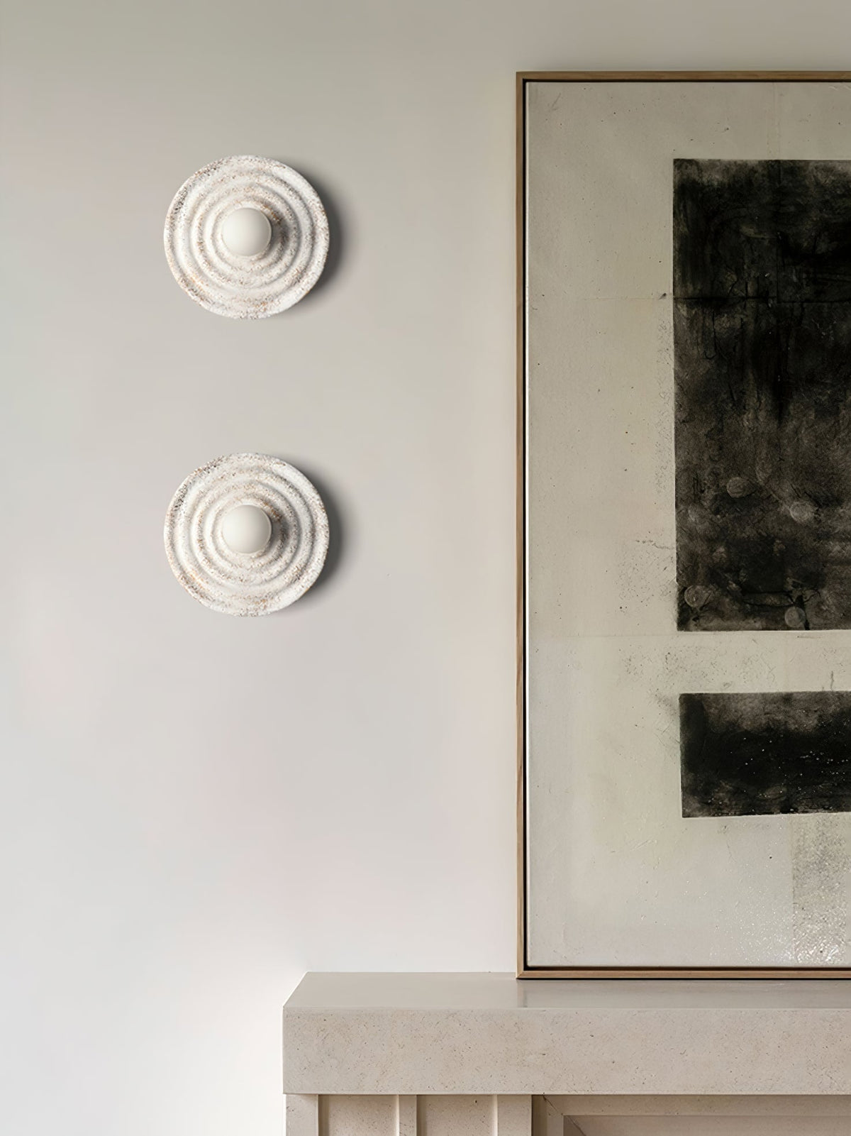 Ersila moderne minimalistisk væglampe i resin