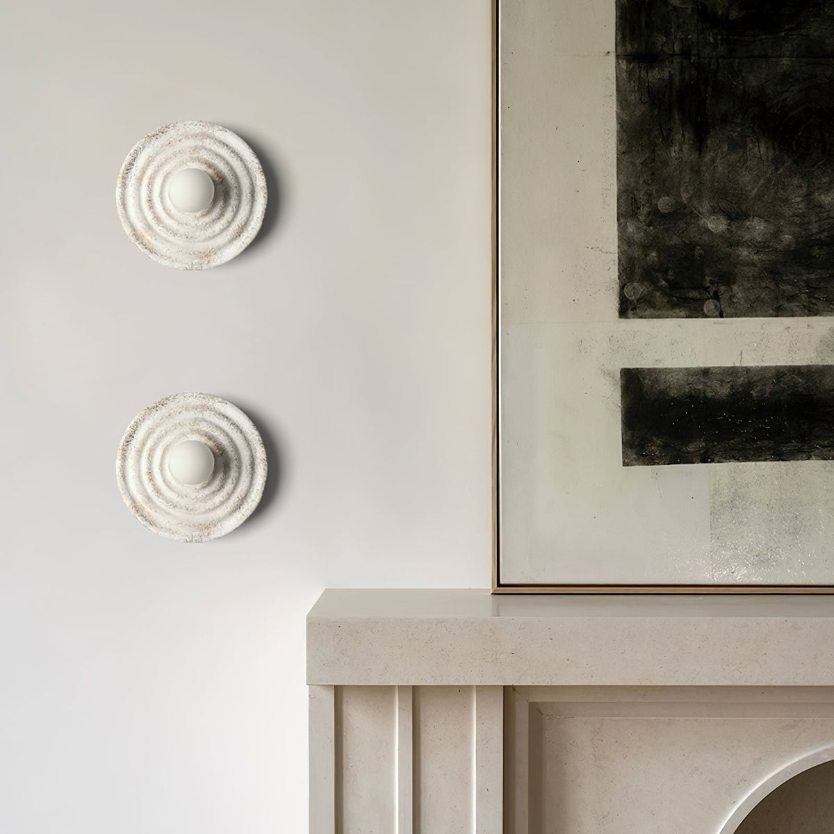 Ersila moderne minimalistisk væglampe i resin