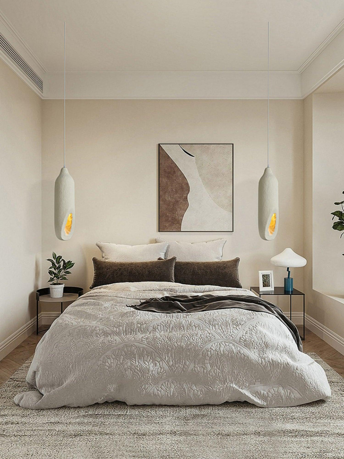 Anorion moderne minimalistisk nordisk pendellampe i plast
