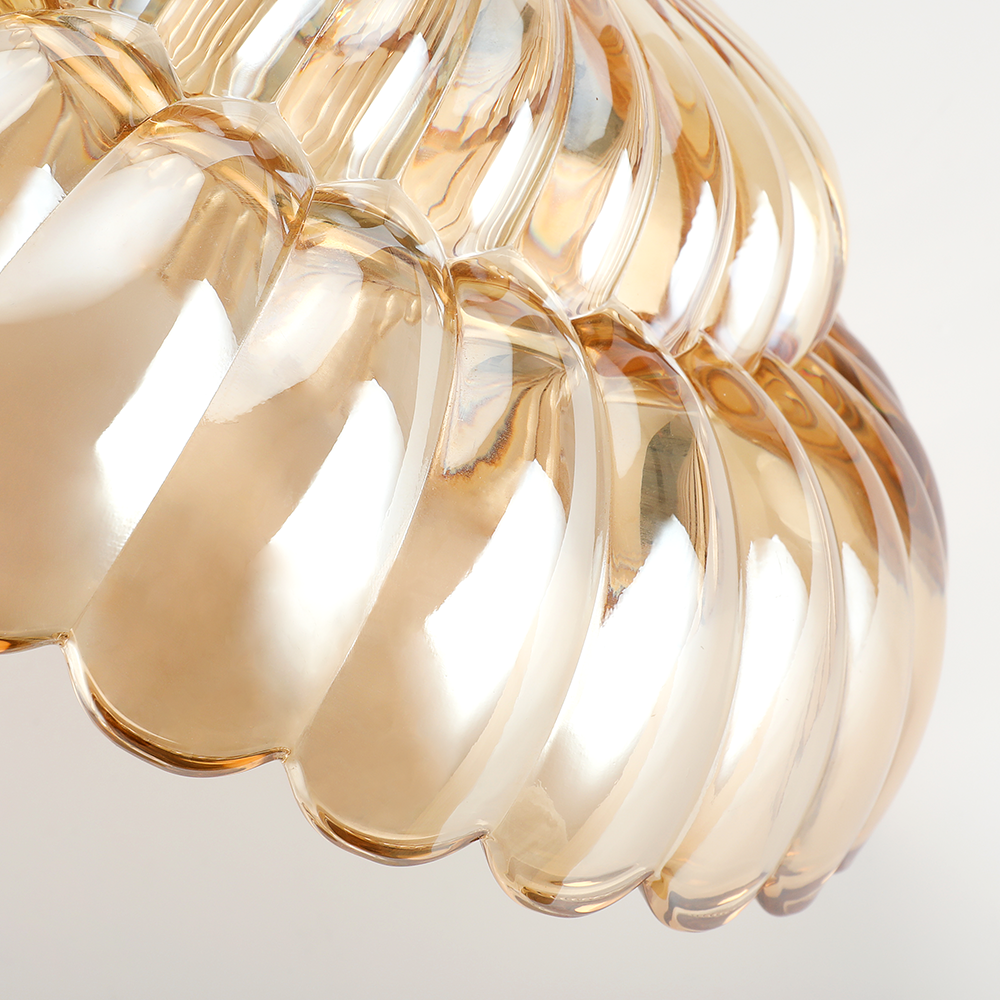 Arisha moderne paraplyformet loftslampe i glas