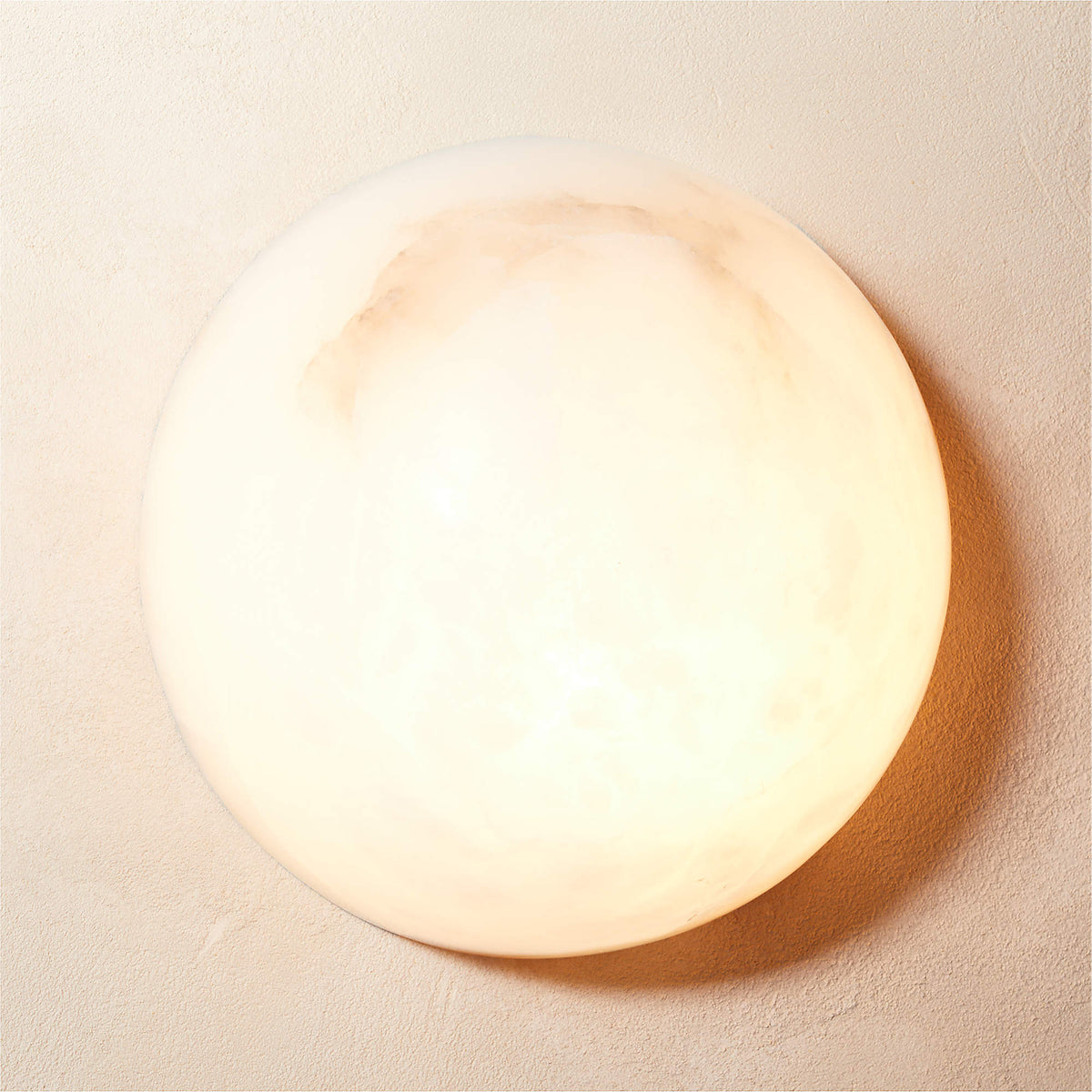 Elthen minimalistisk taklampa i alabaster