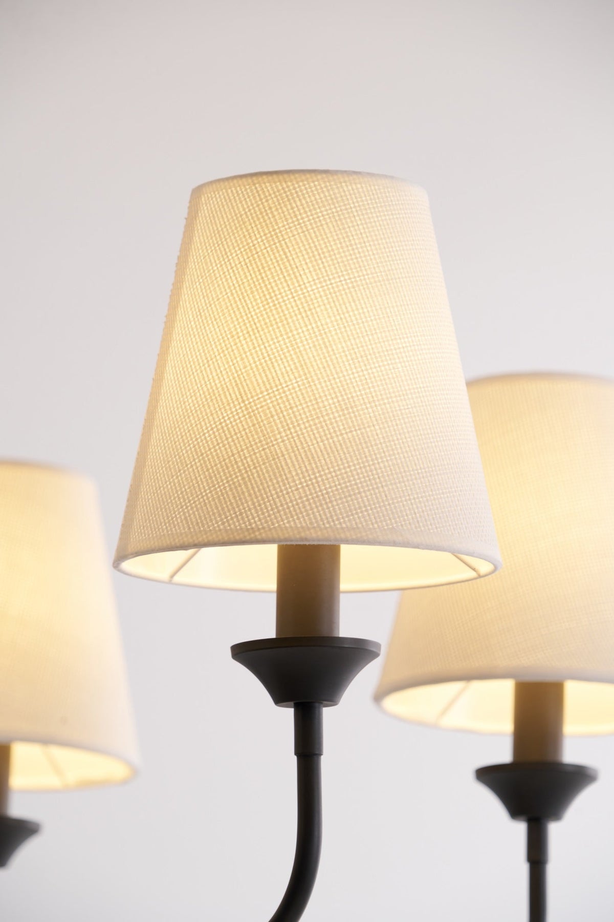 Candeeiro suspenso Zesorel vintage industrial em tecido