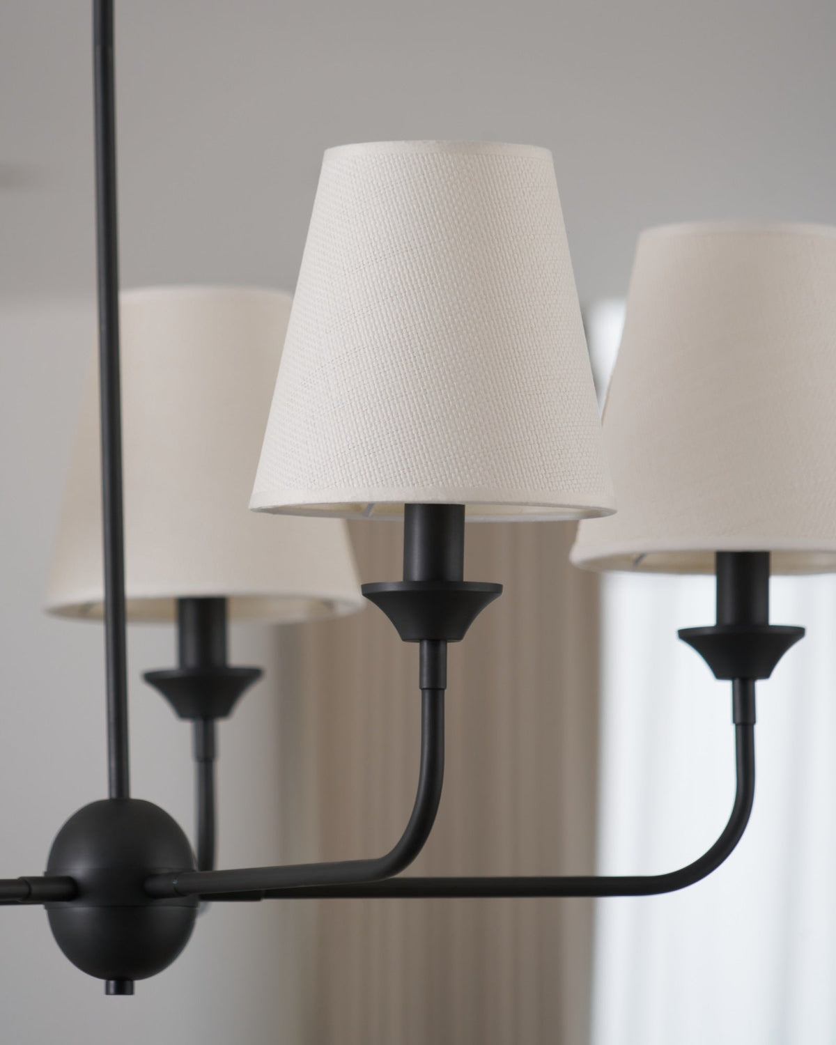 Candeeiro suspenso Zesorel vintage industrial em tecido
