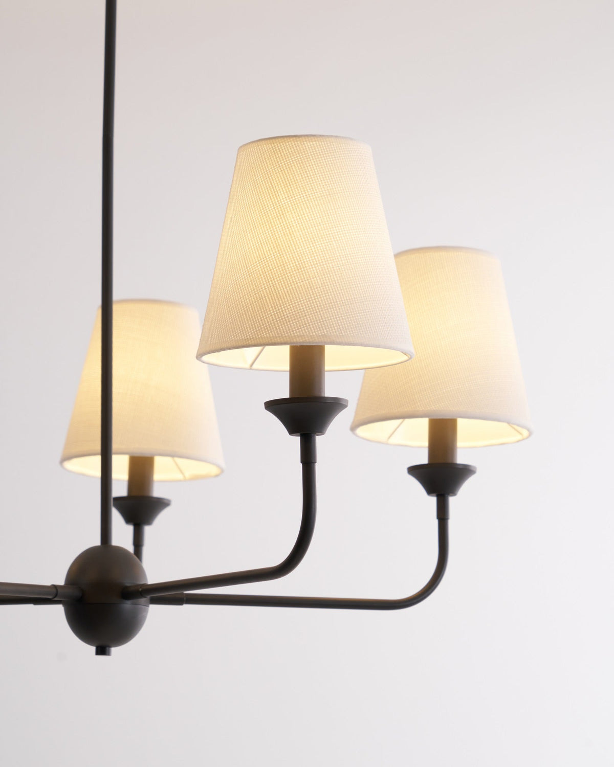 Candeeiro suspenso Zesorel vintage industrial em tecido