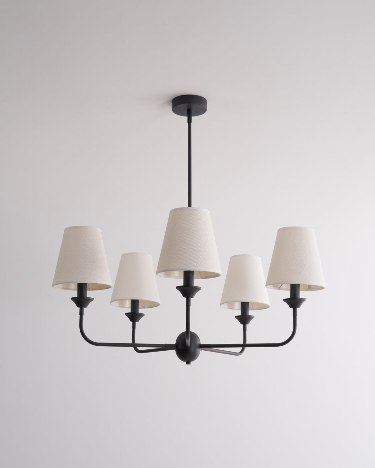 Candeeiro suspenso Zesorel vintage industrial em tecido