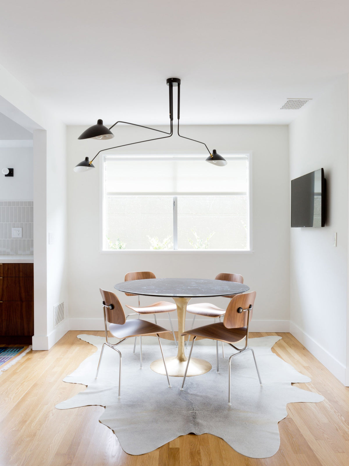 Renuelle Ceiling Light Three Arm Minimalist