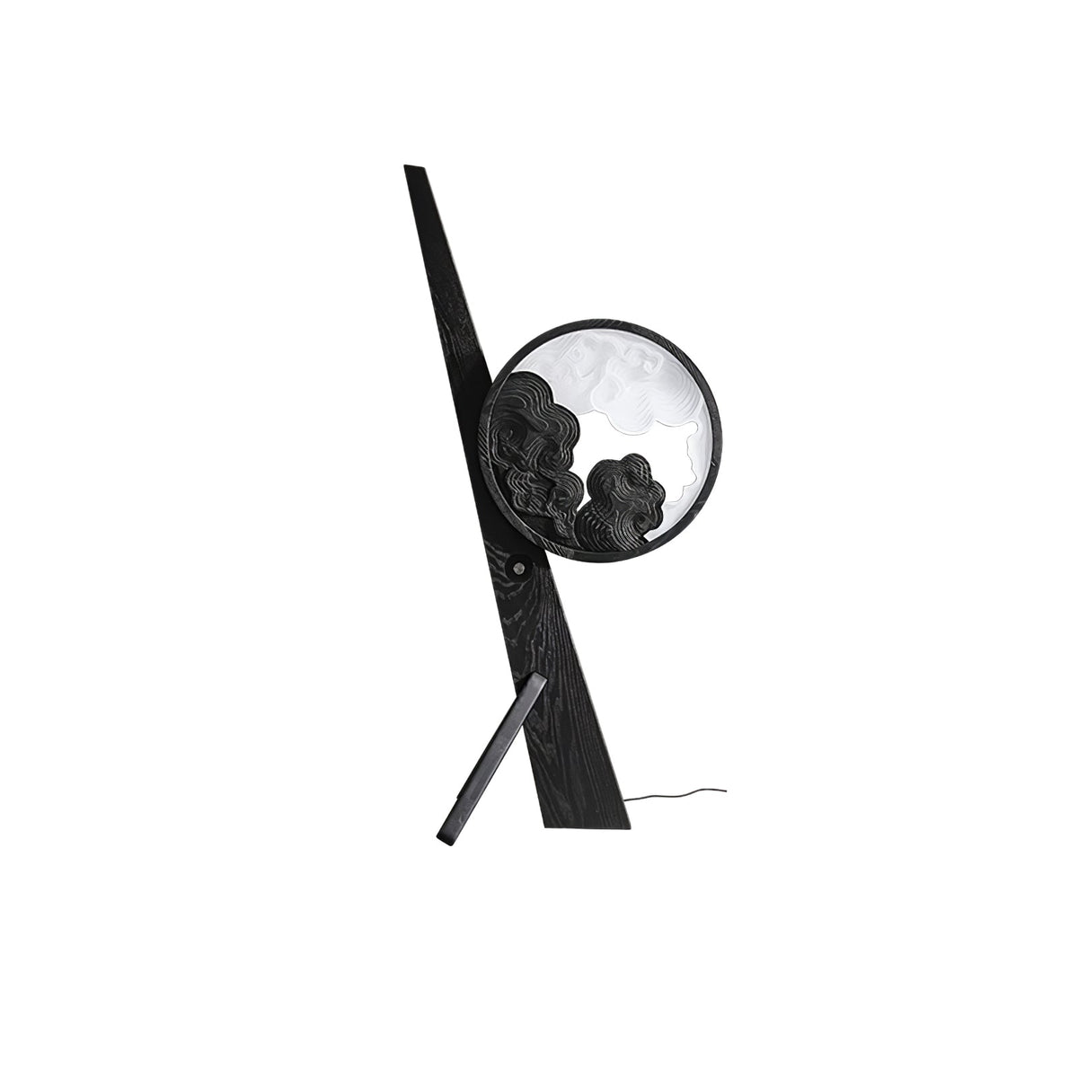 Cunoreth rustik bordlampe i træ