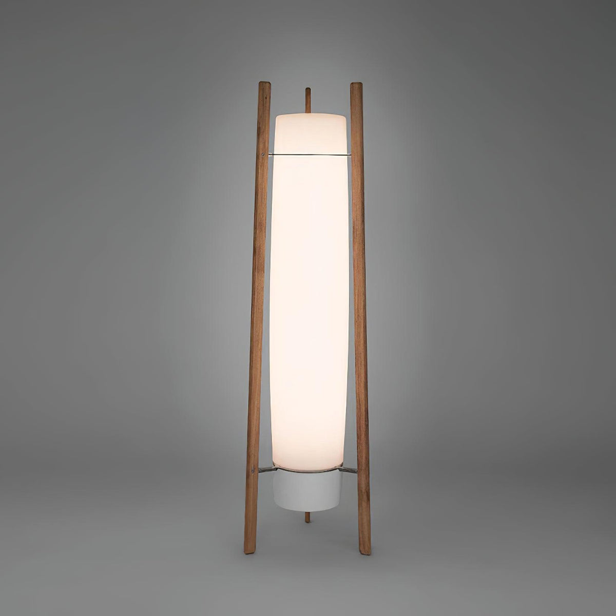 Zezoraril wabi-sabi-gulvlampe i træ