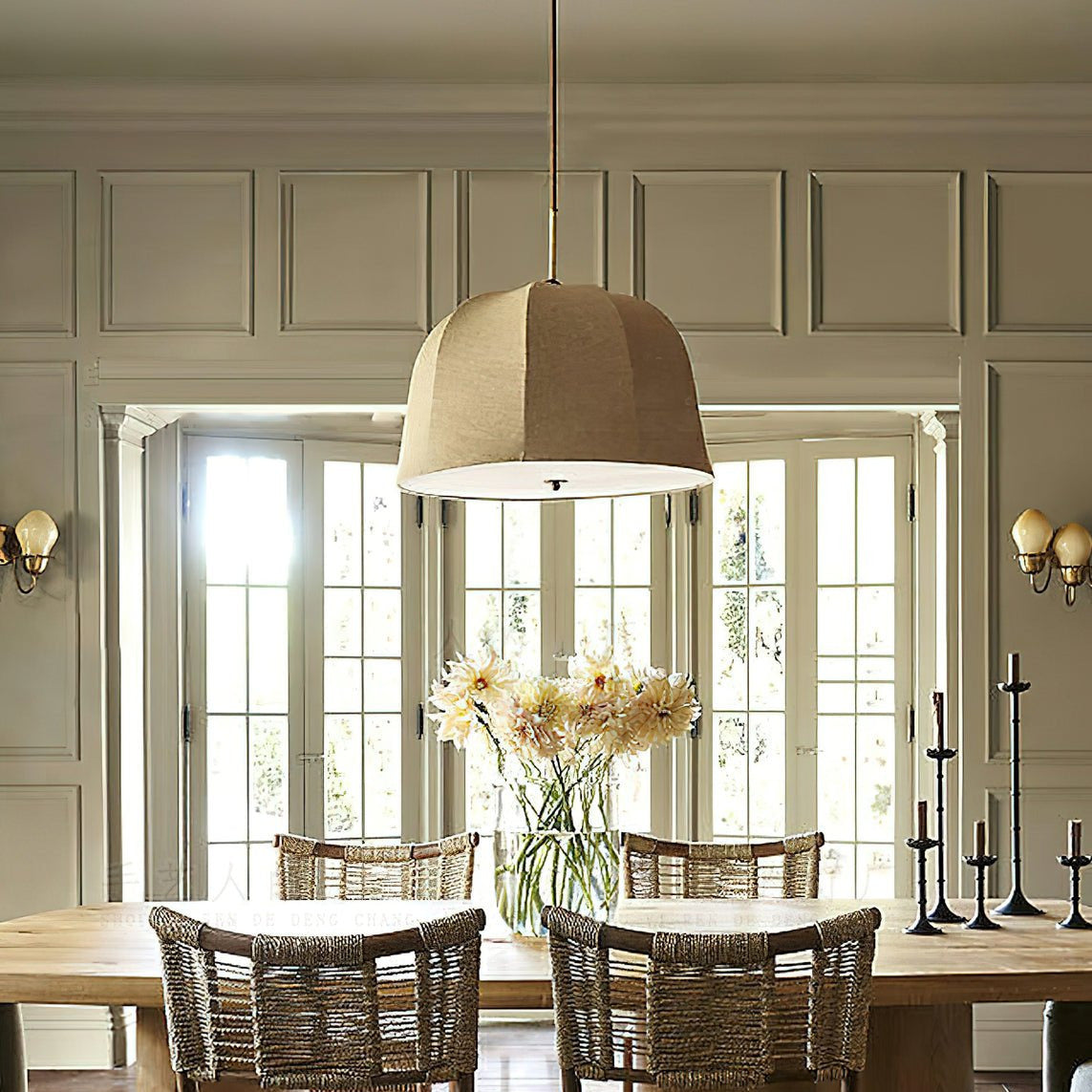 Tala Pendant Light Bell Fabric Line