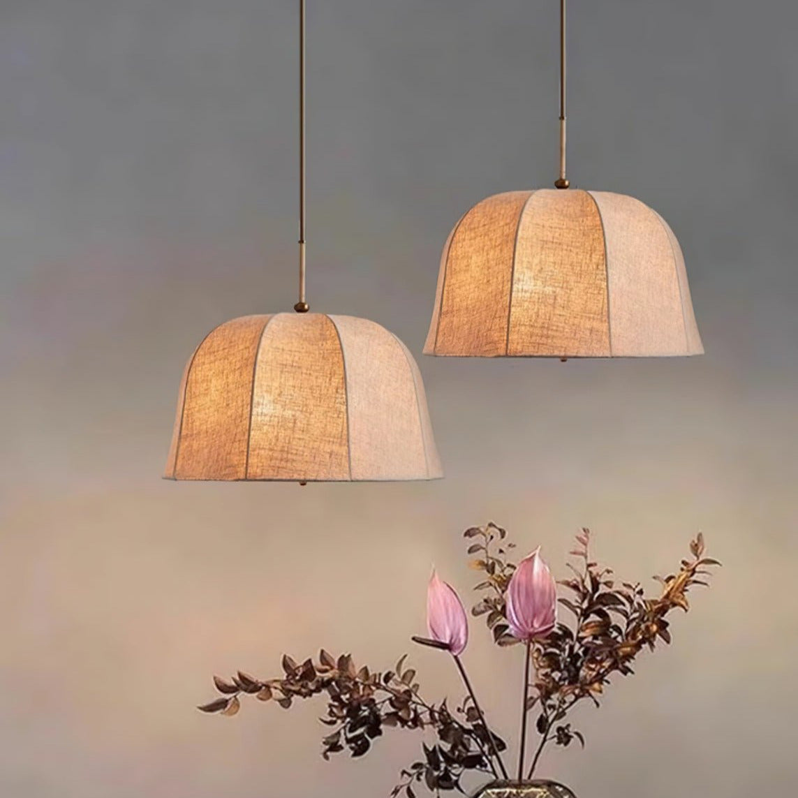 Tala Pendant Light Bell Fabric Line