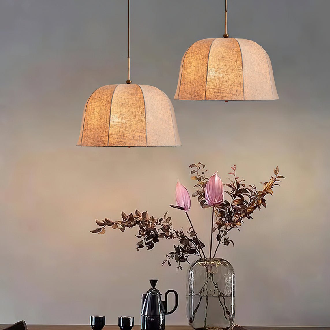 Tala Pendant Light Bell Fabric Line