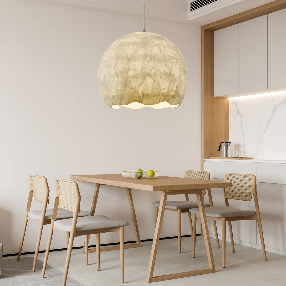 Nest organisk pendellampa i siden