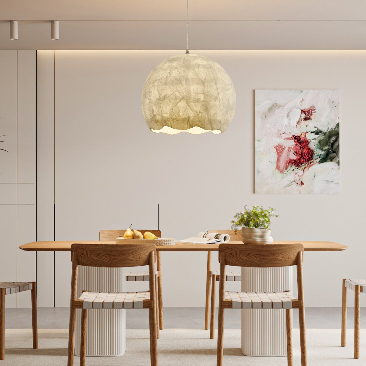Nest organisk pendellampa i siden