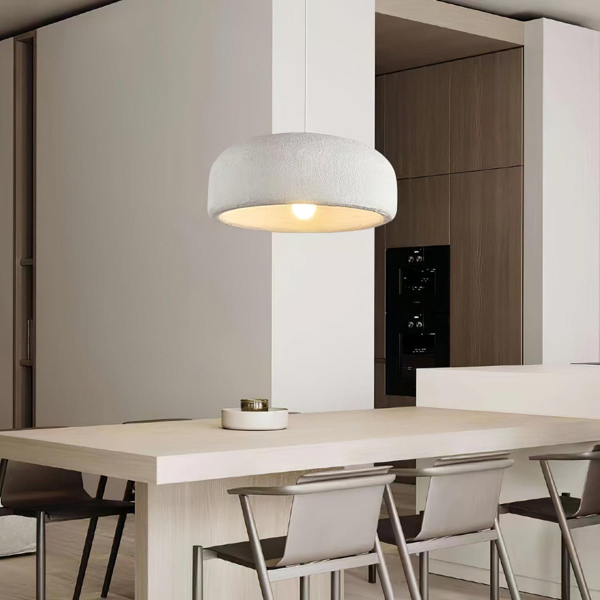 Avi Modern Cloud Dome Pendant Light, Gray