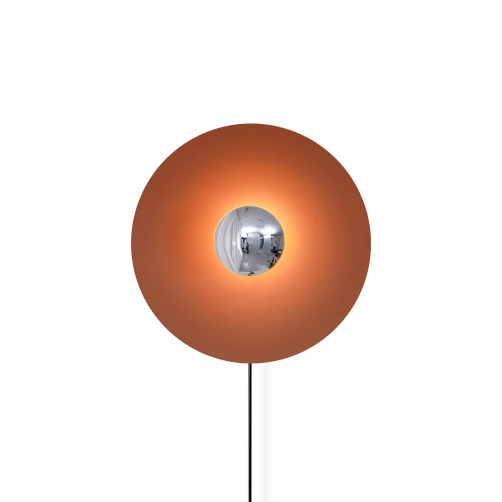Erlirora enkel vägglampa med mjukt sken, plug-in