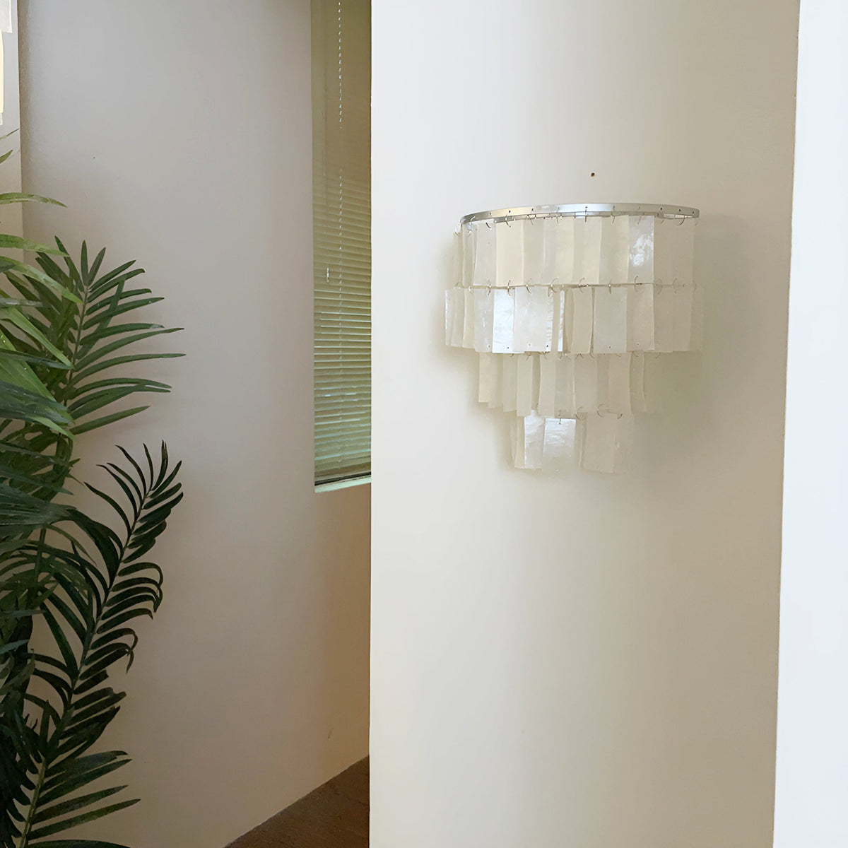 Candeeiro de parede Vidoros pós-moderno de luxo com conchas em camadas