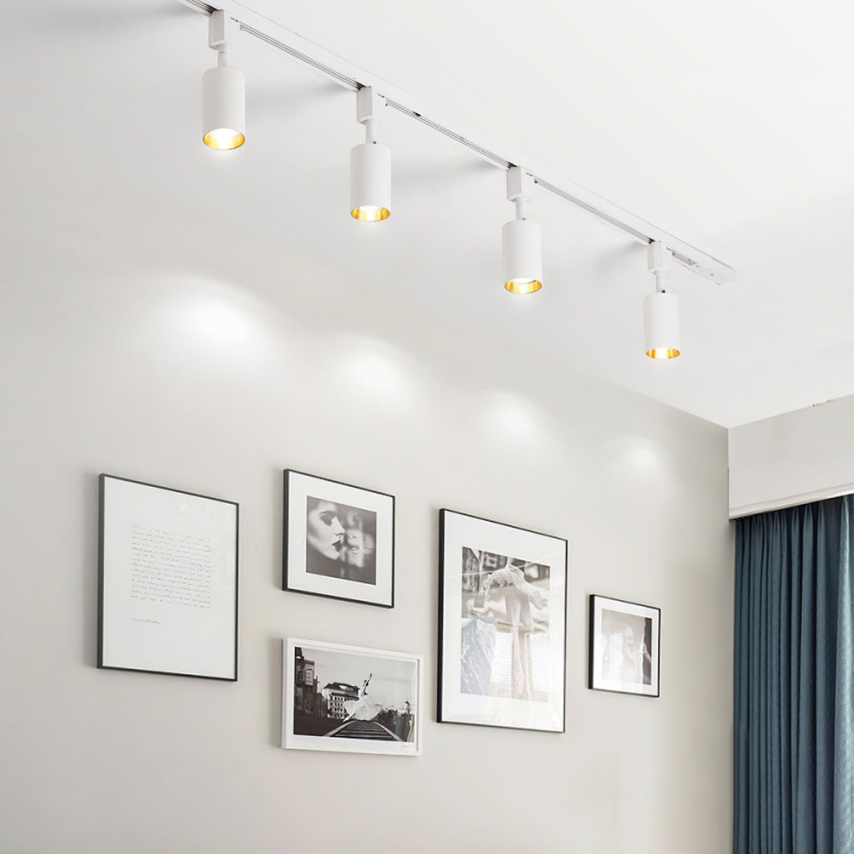 Galvyn elegant loftslampe med cylindrisk skinne i minimalistisk stil