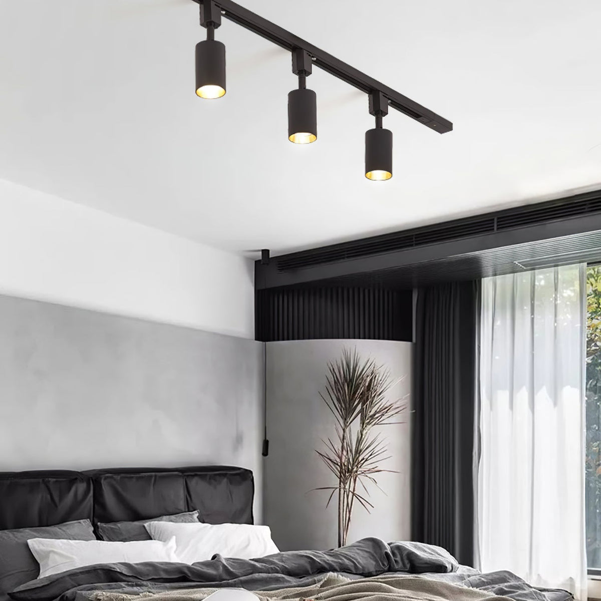 Galvyn elegant loftslampe med cylindrisk skinne i minimalistisk stil