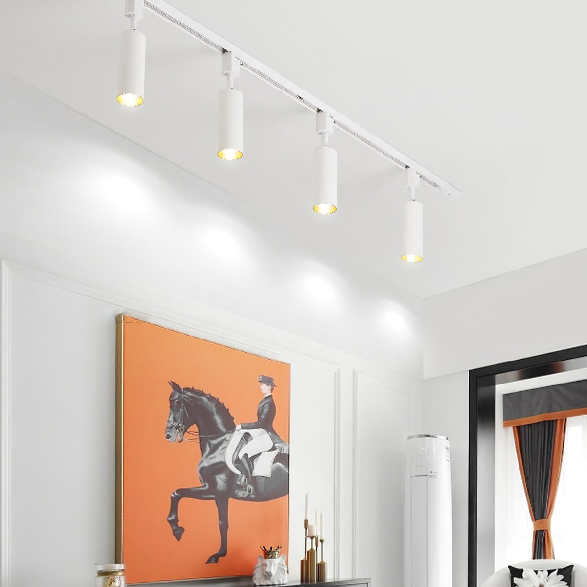 Galvyn elegant loftslampe med cylindrisk skinne i minimalistisk stil