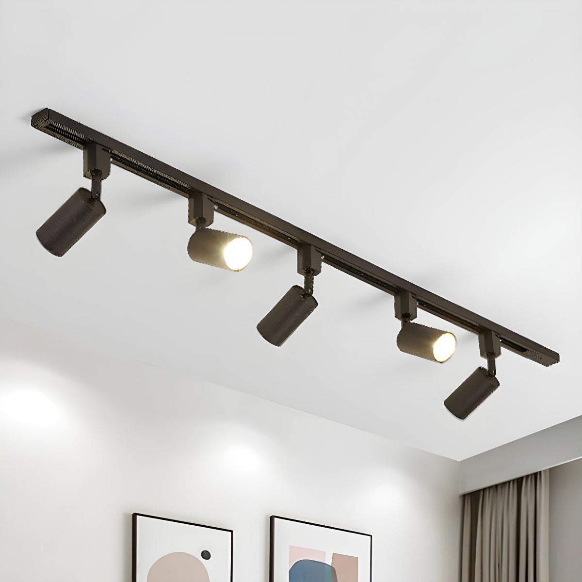 Galvyn elegant loftslampe med cylindrisk skinne i minimalistisk stil