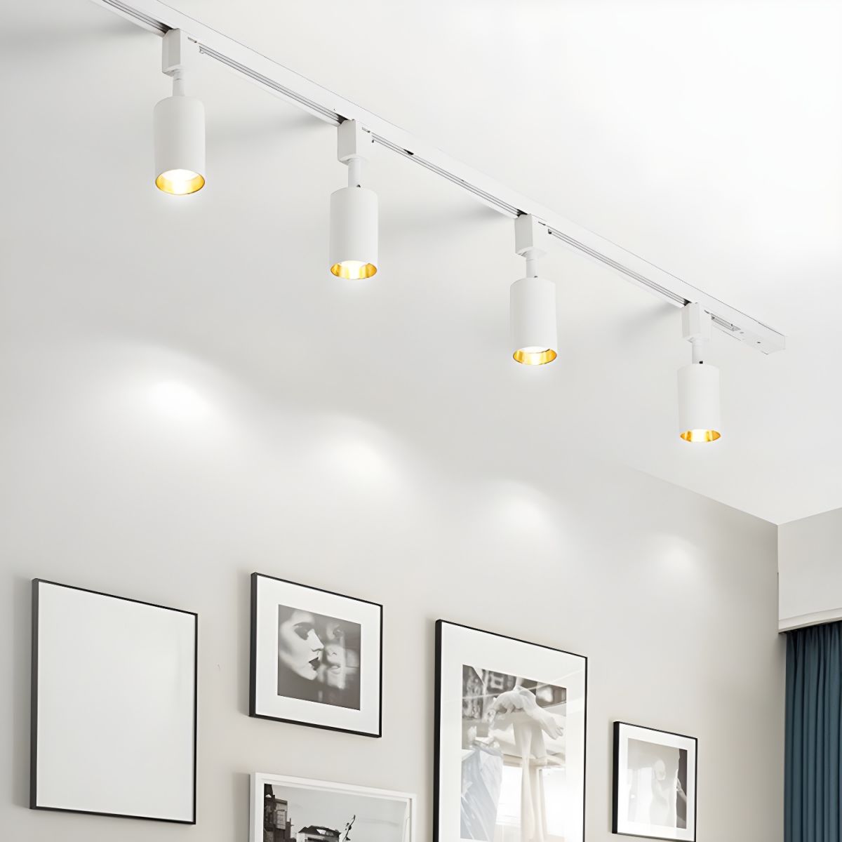 Galvyn elegant loftslampe med cylindrisk skinne i minimalistisk stil