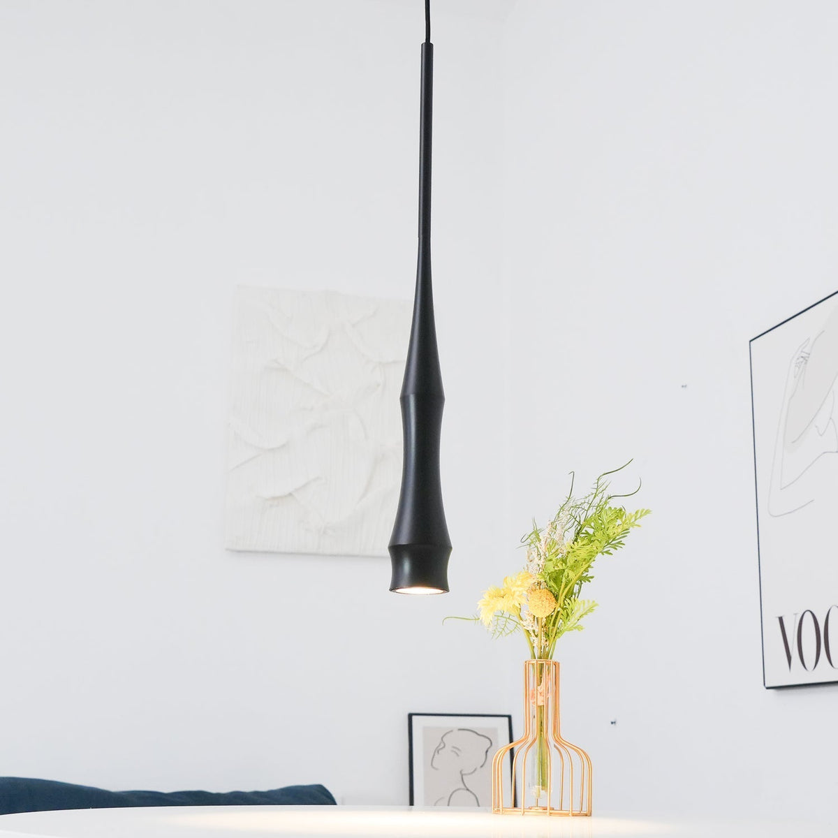 Elaran minimalistisk pendellampe i aluminium