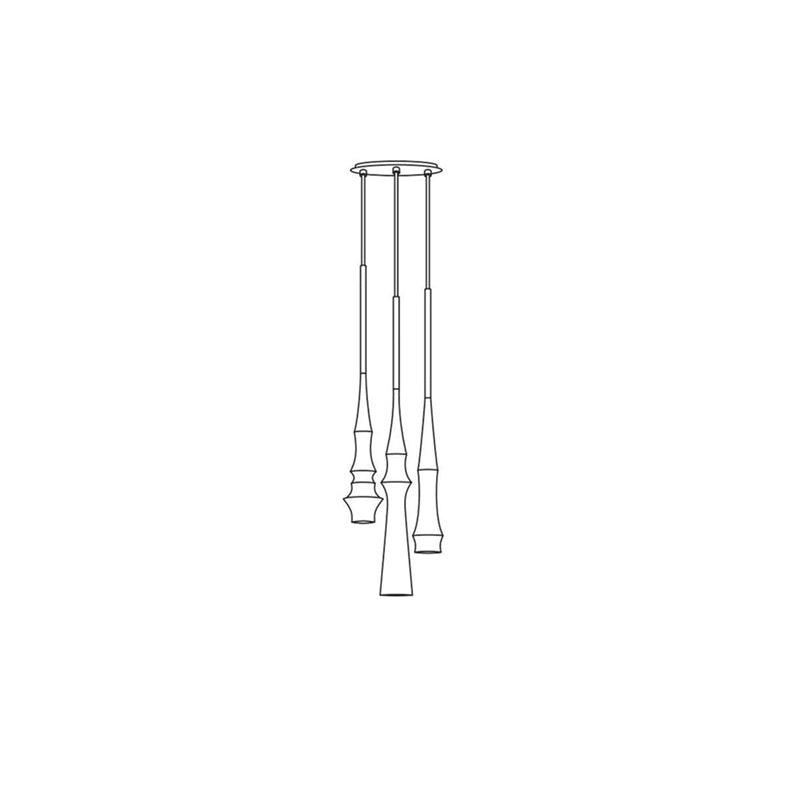 Elaran minimalistisk pendellampe i aluminium