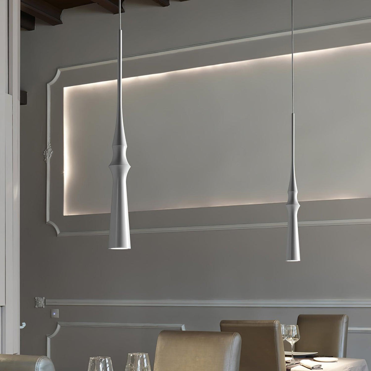 Elaran minimalistisk pendellampe i aluminium
