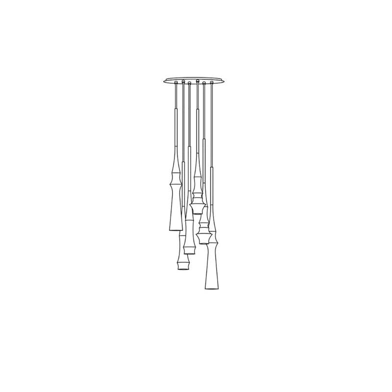 Elaran minimalistisk pendellampe i aluminium