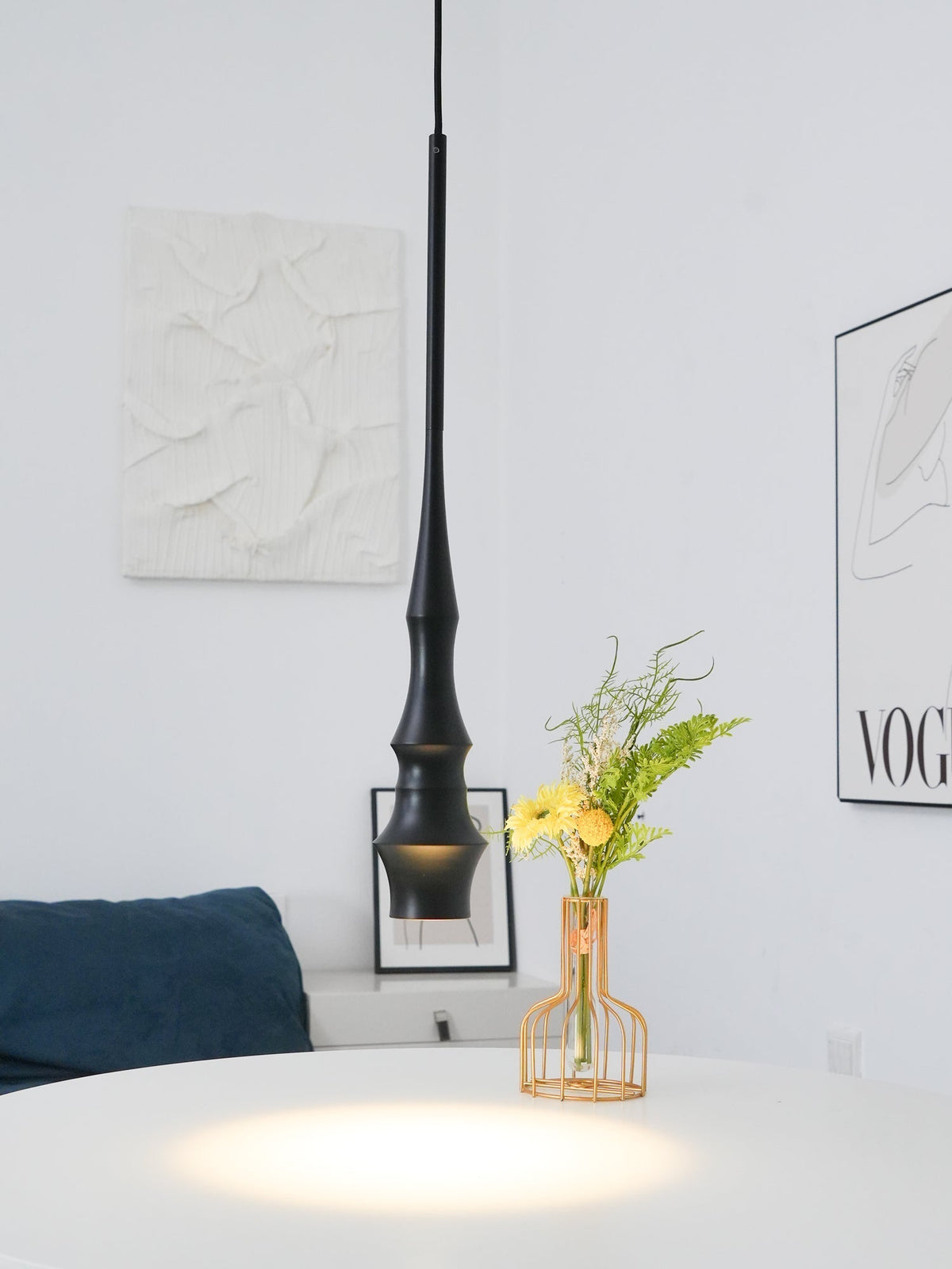 Elaran minimalistisk pendellampe i aluminium