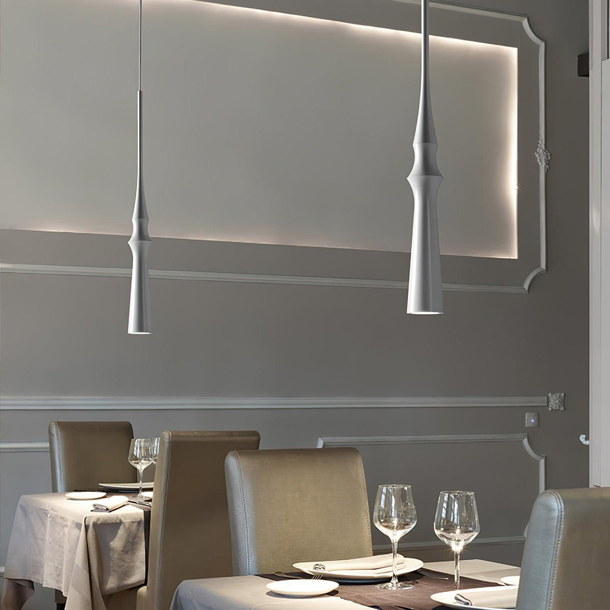 Elaran minimalistisk pendellampe i aluminium
