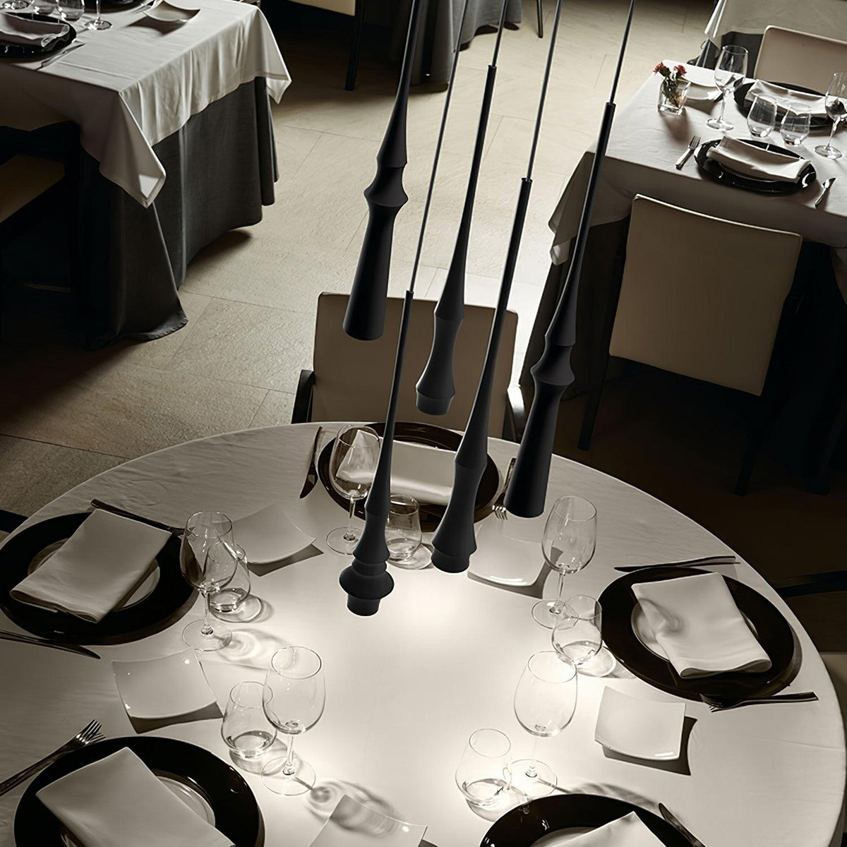 Elaran minimalistisk pendellampe i aluminium