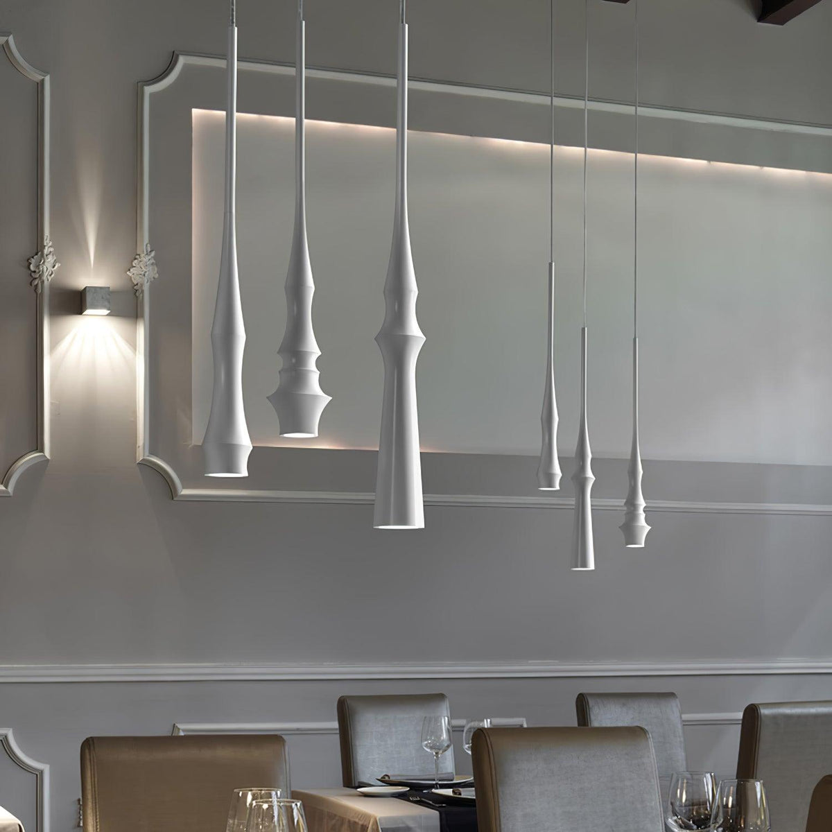 Elaran minimalistisk pendellampe i aluminium