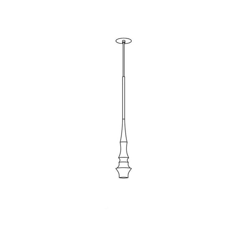 Elaran minimalistisk pendellampe i aluminium
