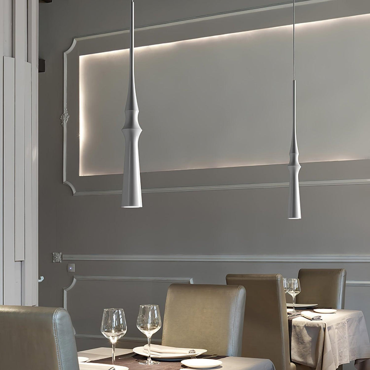 Elaran minimalistisk pendellampe i aluminium