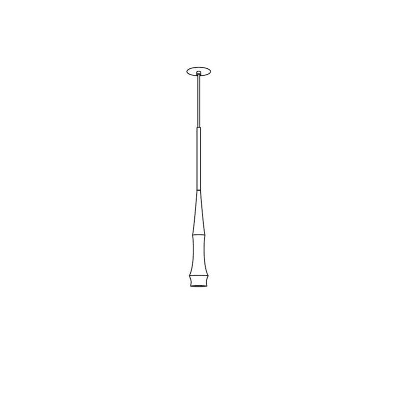 Elaran minimalistisk pendellampe i aluminium