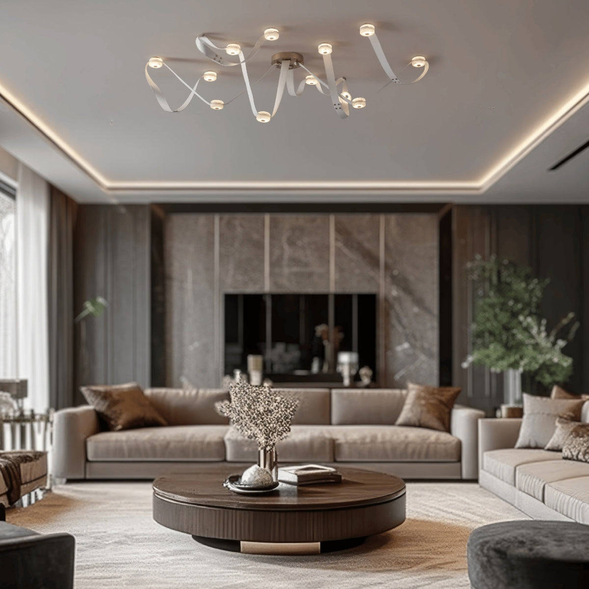 Candelabro em alabastro Nivuella