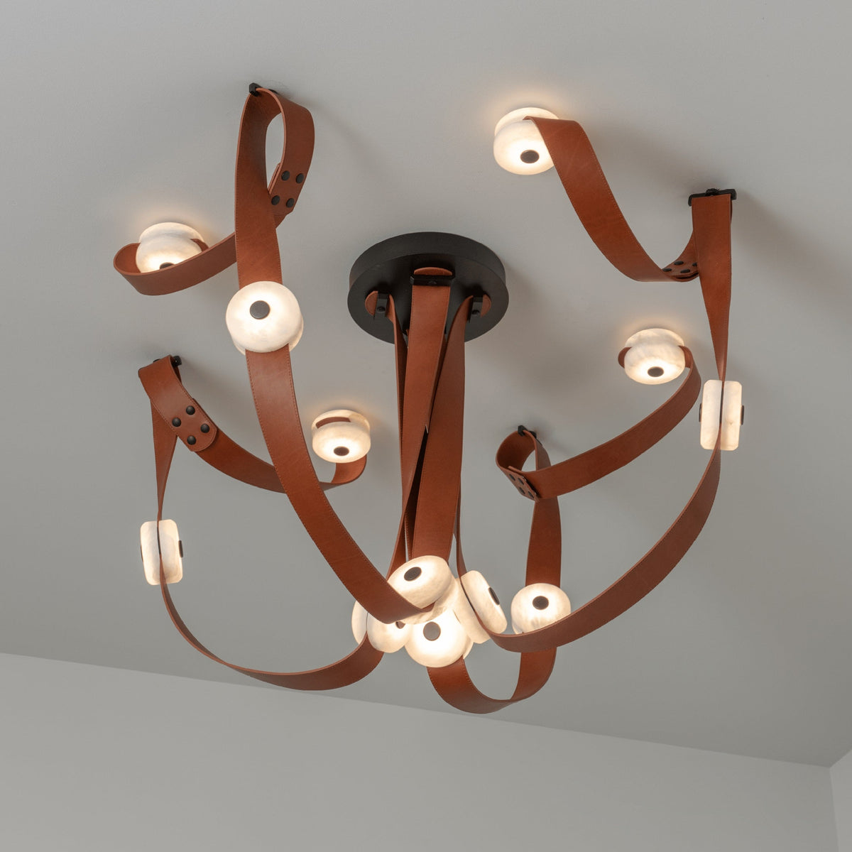 Candelabro em alabastro Nivuella
