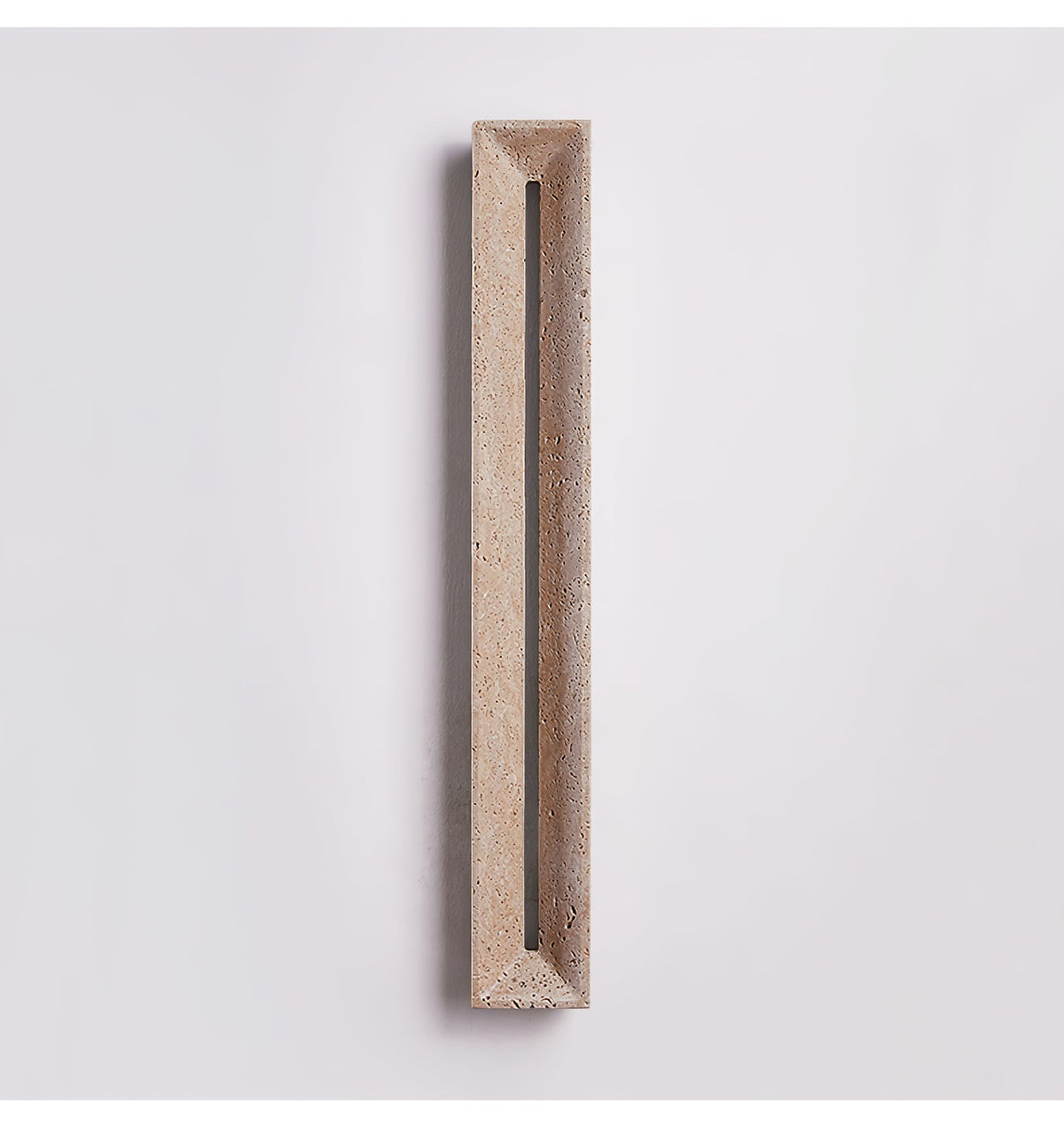 Dfi minimalistisk vägglampa i travertin