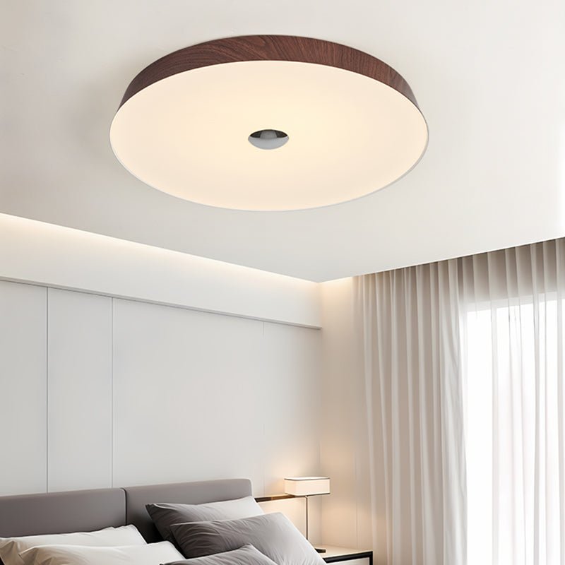 Luz de teto Ceshaora Modern Minimalist Woodgrain