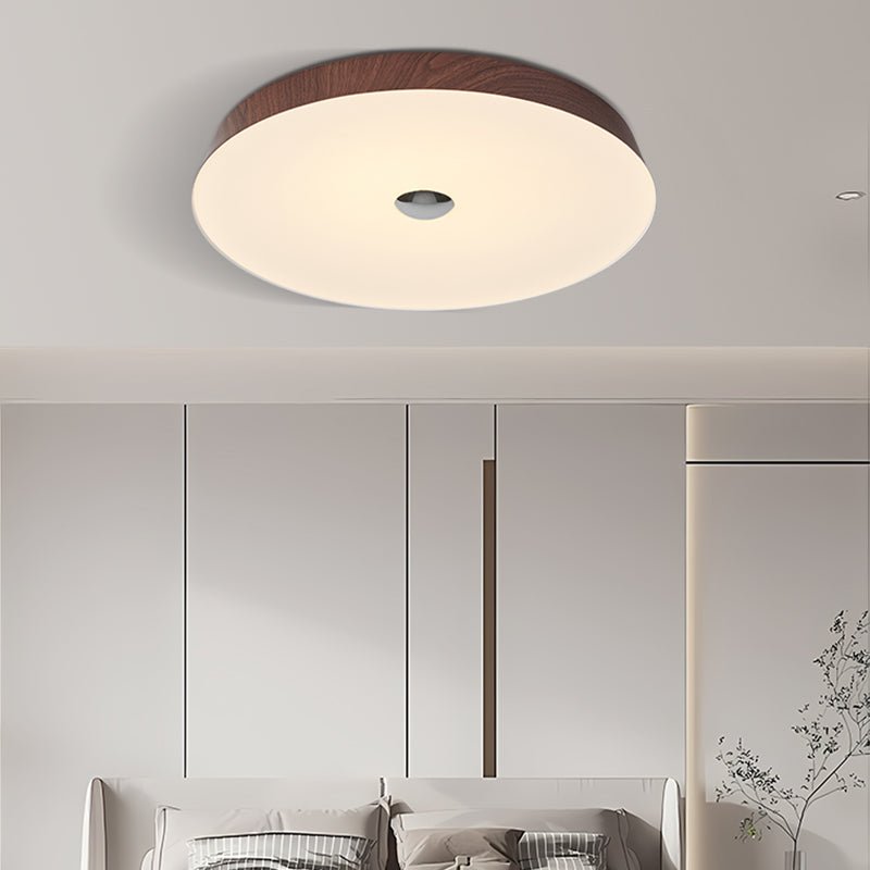 Luz de teto Ceshaora Modern Minimalist Woodgrain
