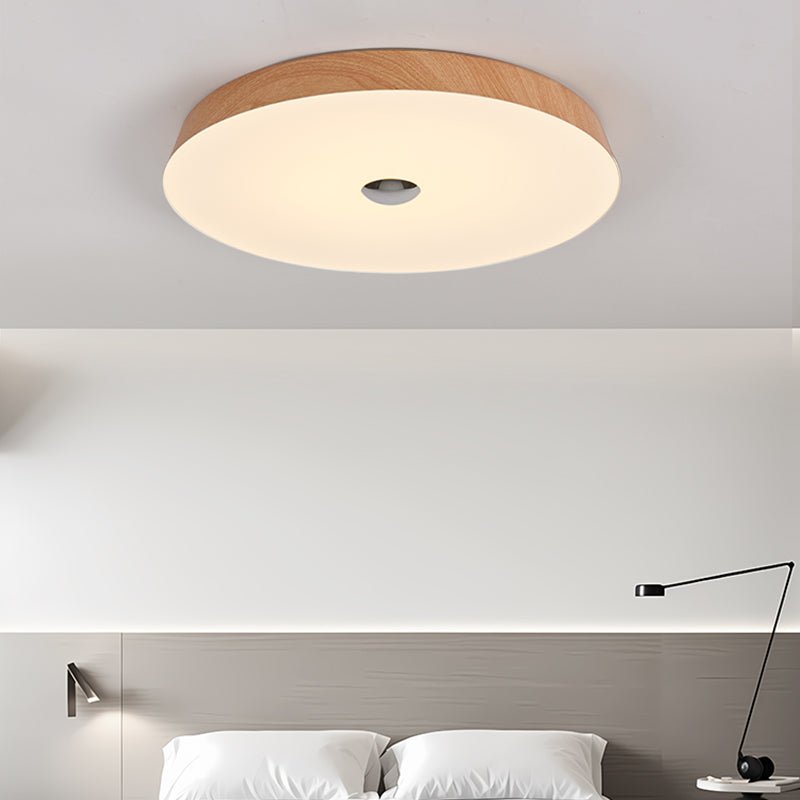 Luz de teto Ceshaora Modern Minimalist Woodgrain