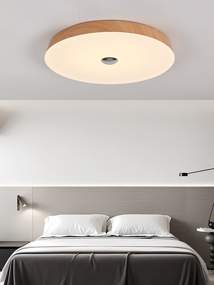 Luz de teto Ceshaora Modern Minimalist Woodgrain