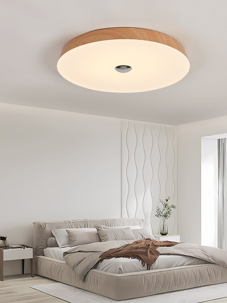Luz de teto Ceshaora Modern Minimalist Woodgrain