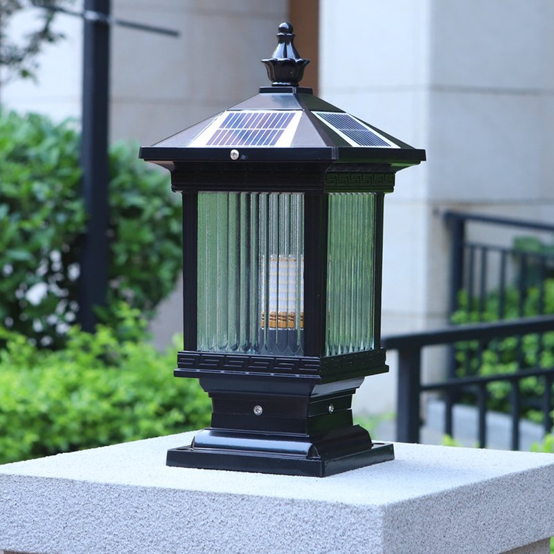 Ray vintage klassisk solcellelanterne til udendørs brug