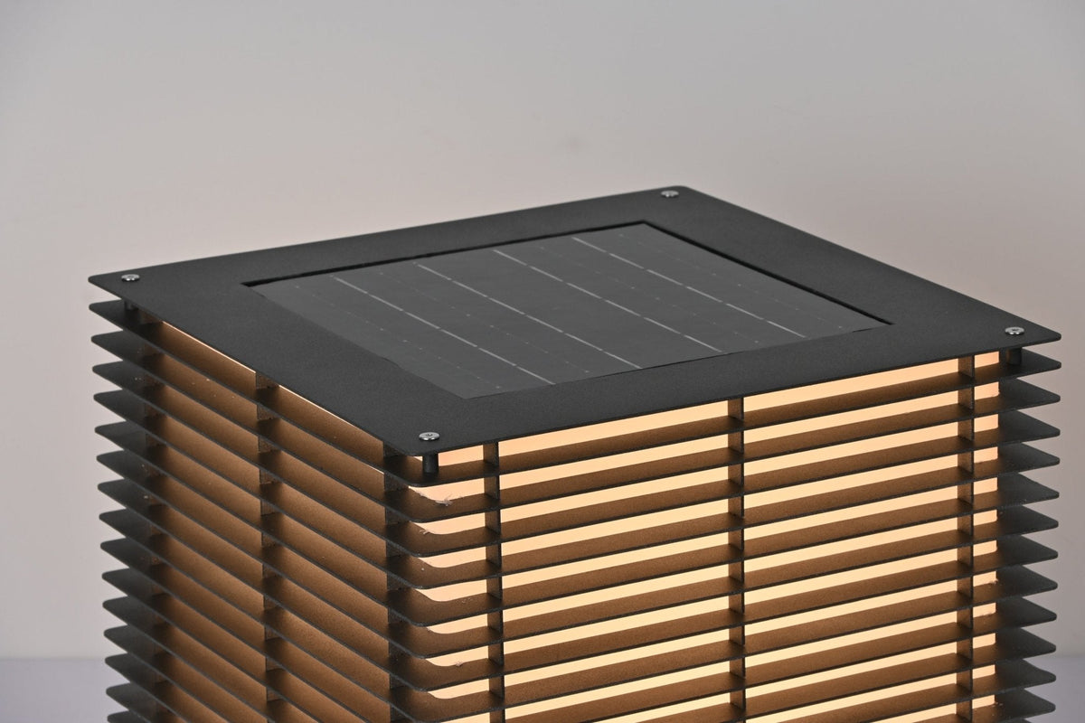 Candeeiro solar de exterior com grelha Eryon